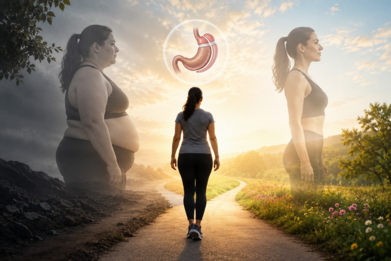 Weight loss surgery before and after