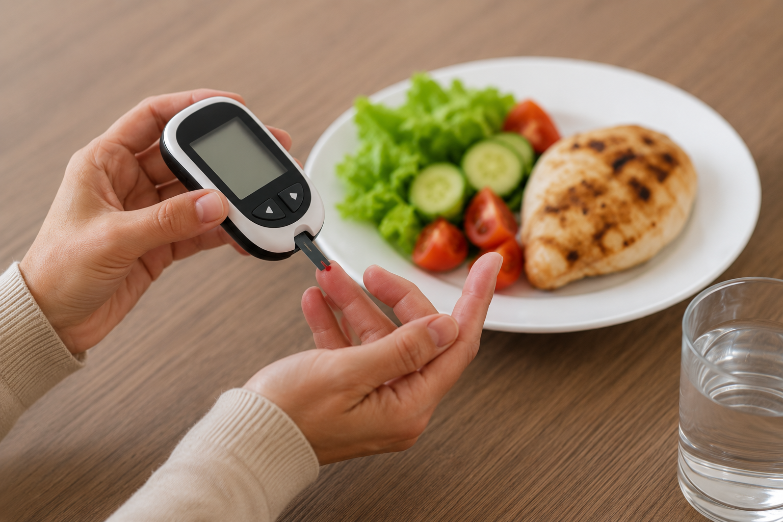 Blood sugar levels after eating
