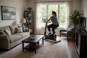 Stationary bike exercise for weight loss
