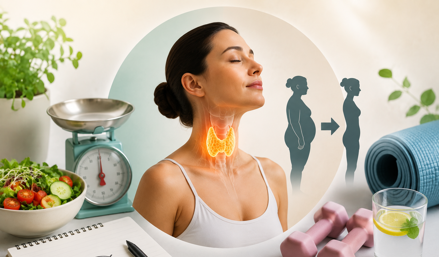 How to lose weight with hypothyroid disease​