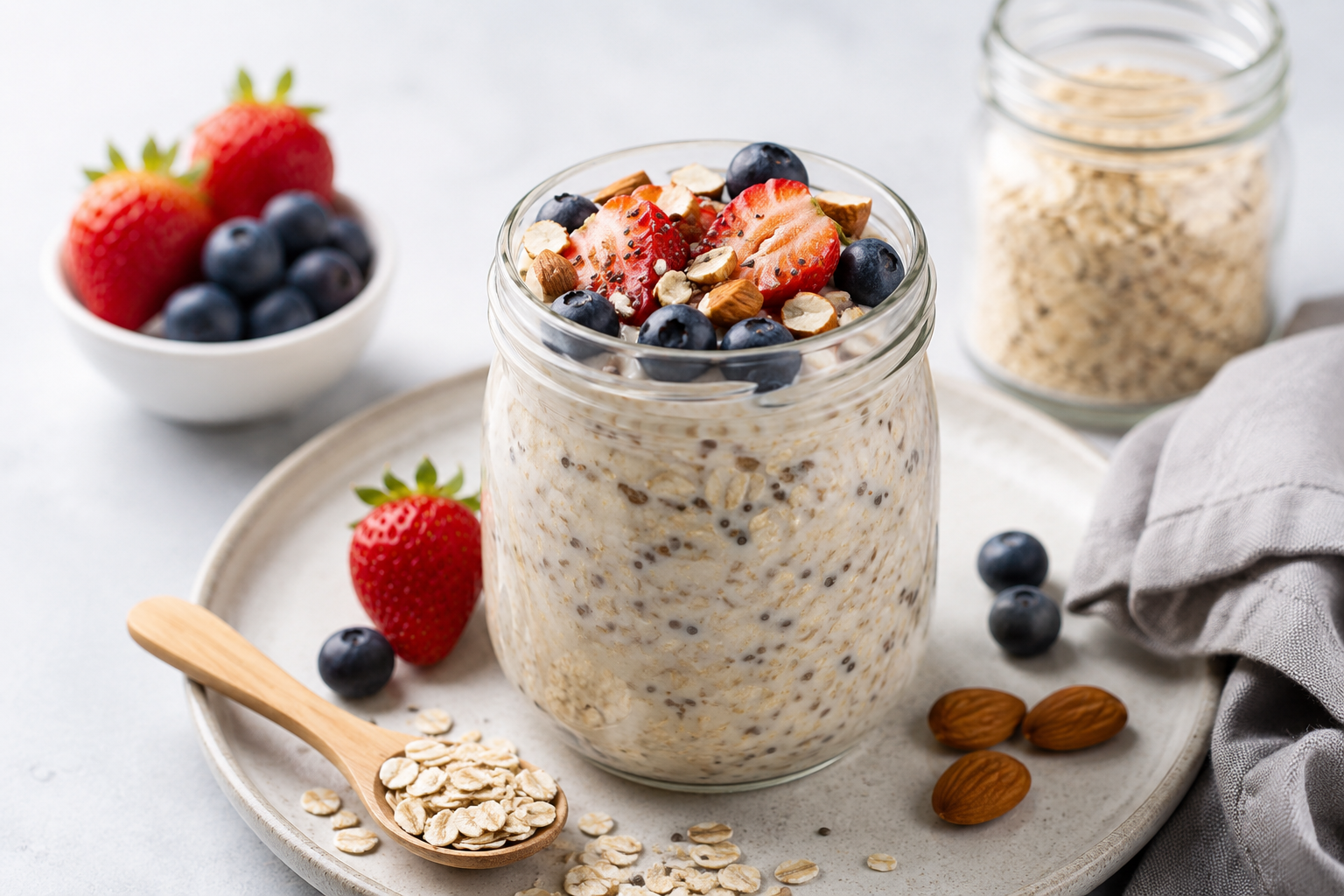 Overnight oats recipe for weight loss