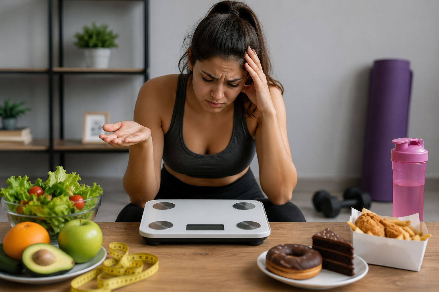 why am i not losing weight in a calorie deficit​