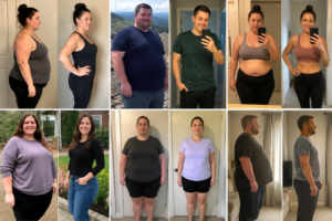 tirzepatide before and after
